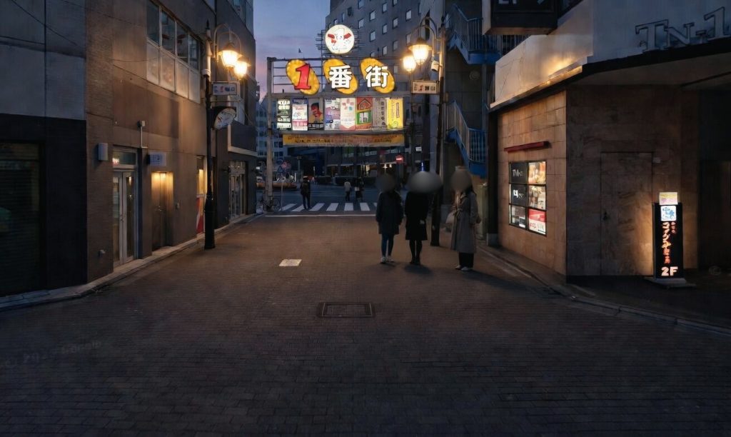 赤羽一番街商店街　立ちんぼ